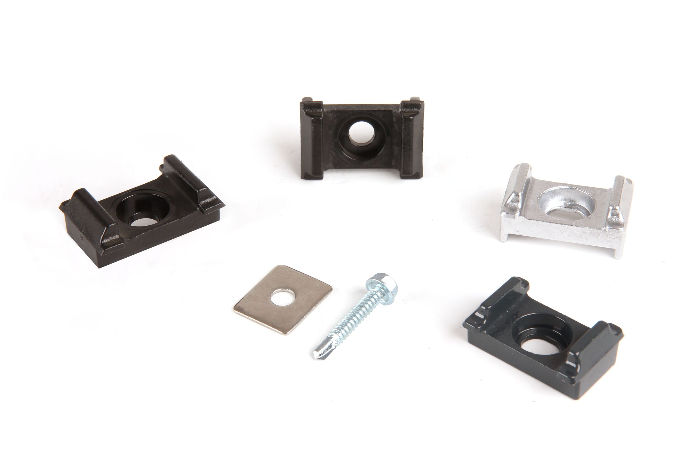 PA0314 PA0319 OBEJMA Z WKRĘTEM SAMOWIERCĄCYM + DOCISK A2