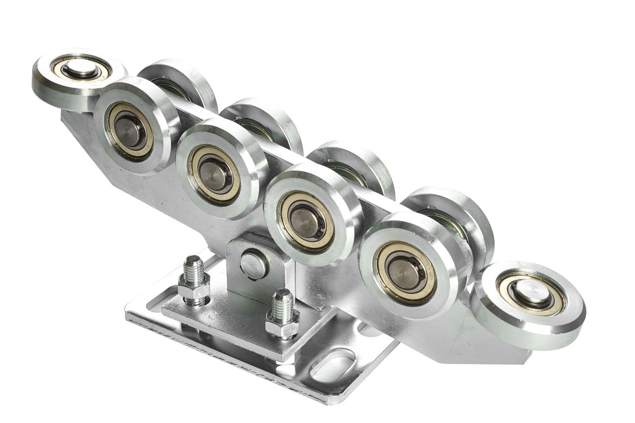 X00061 WÓZEK Z 10 ROLKAMI STALOWYMI